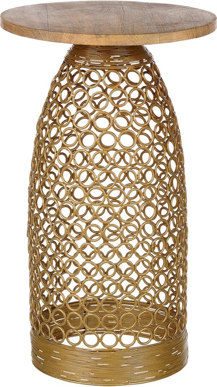 WAIHI - Bijzettafel - Lichte houtkleur - Mangohout