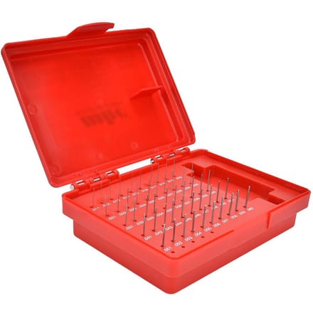 50 Stuks Set M0 0.011 0.060 inch Stalen Plug Pin Meetstift Set 0.0002 inch Precisie red