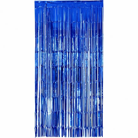 Folat - Deurgordijn folie Blauw 2x1 meter