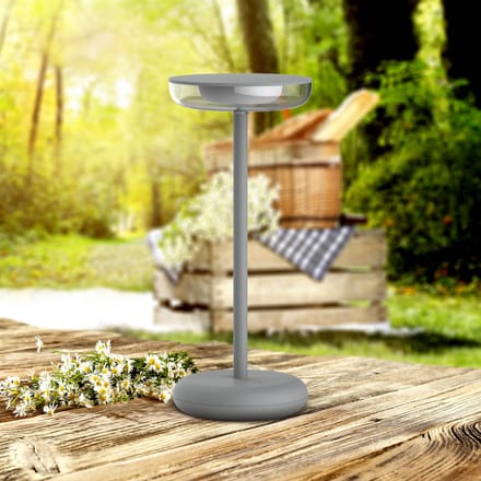 Näve LED terraslamp Pasi, hoogte 26 cm metal touch