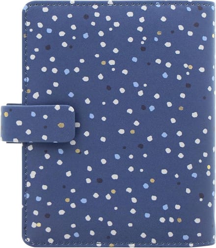 Pocket Organizer - Agenda Planner - Dagelijkse Planning - Strap Sluiting - 81x120mm - Blauw