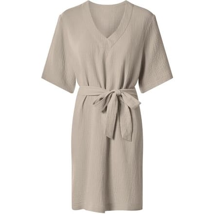 ESMARA Mousseline dames jurk (Beige, S (36/38))