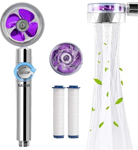 NAXSIR Handdouche met Filter - Turbogeladen Hogedruk - Waterbesparend - 360° Draaibaar
