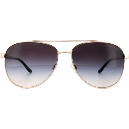 Michael Kors Aviator Womens Rose Gold Brown Gradient zonnebril