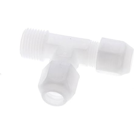 10x12mm & R1/2'' PP haakse slangkoppeling met buitendraad 10bar/145psi