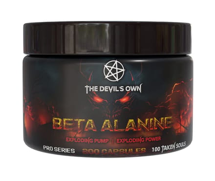 The Devil's Own | Beta Alanine | 200caps 100 servings | Pre-workout | Intra-workout | Aminozuren | Taurine | Nutriworld