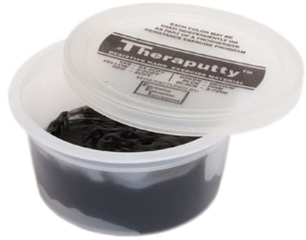 CanDo - Theraputty 56gr Xstevig/Zwart - Handoefenmateriaal
