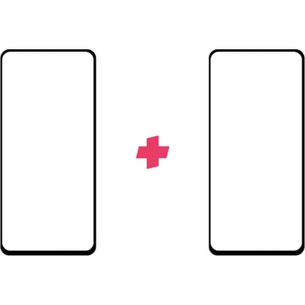 DuoPack: Samsung Galaxy A72 screenprotector gehard glas Edge to Edge
