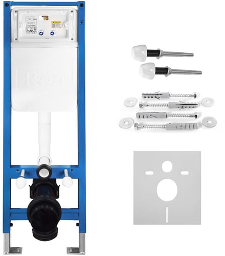Rea - Inbouwframe Set Voor Wc Slim 024n zonder bedieningsplaat