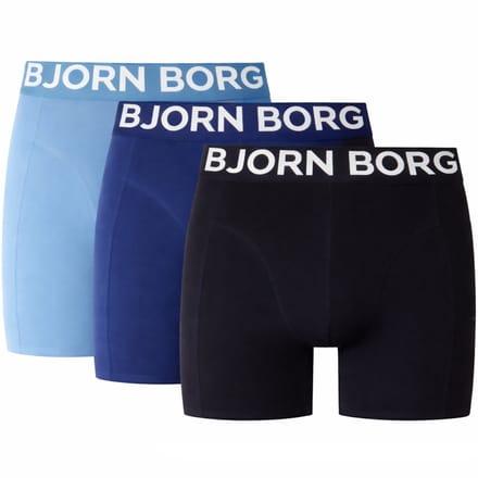 Bjorn Borg Boxers 3Pack Blauw - Maat L - Heren - Boxershorts