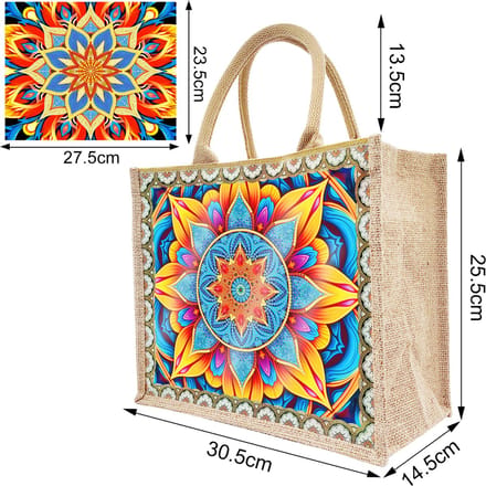 Tas met 2 paintings - HBD307 - Mandala - diamond painting - compleet pakket - Diamond painting by Wietske
