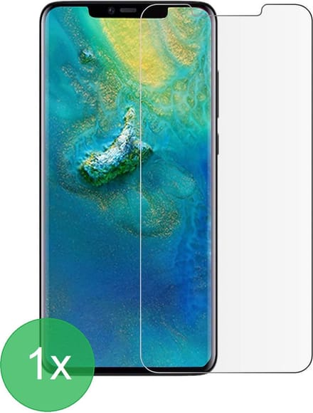 Geschikt Voor: Huawei Mate 20 Pro Screenprotector 1x - screen protector - glas - bescherm - beschermglas - ZT Accessoires