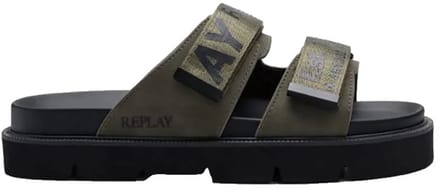 Replay Hallan Straps Sandalen Groen EU 42 Man