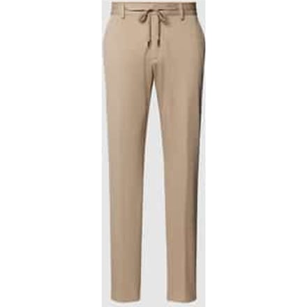 Slim fit joggingbroek van elastische jersey, model 'S.O JOGG'