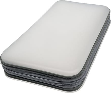 Purepeak CD Hoes Opbergmap - DVD Hoesjes Case - Opslag voor 96 CD's - Auto Map - Wit