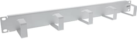 InLine® 19 kabelmanagementpaneel, 5 kleine beugels, RAL7035, grijs