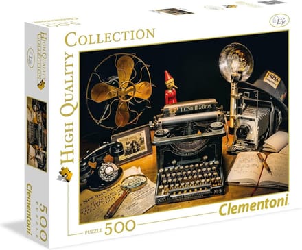 Clementoni Legpuzzel Typmachine Karton 500 Stukjes