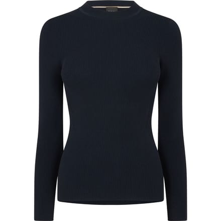 Boss Febisan gebreid sweatshirt voor dames (Blauw)