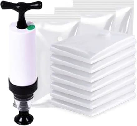 Vacumeerset - Vacumeren - Vacuumpomp - Vacuumzakken - 50 st