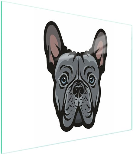 TMK ArtDeko - Snijplank - Glas - 52x30 cm - Hond