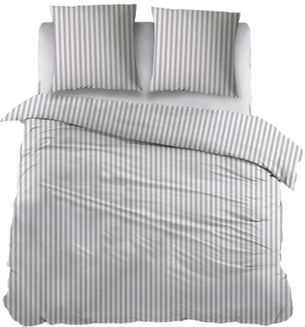 Snoozing Iris Dekbedovertrek - Extra breed - 260x200/220 cm - Grey