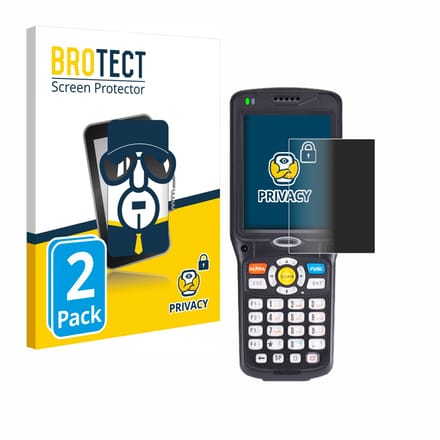 BROTECT - privacy screenprotector voor Unitech HT510A - Folie Beschermfolie Blauwlichtfilter 2 Stuks