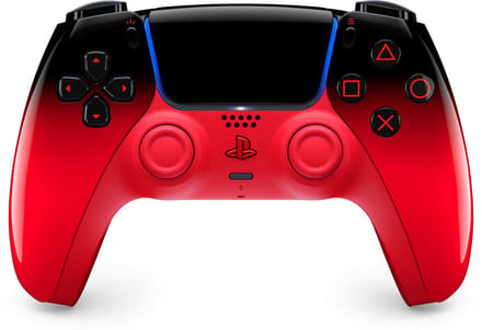 Sony PlayStation draadloze controller DualSense Hyperpop Techno Red-editie voor PS5- en PC-consoles – rood