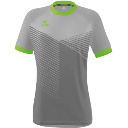 Erima Mantua Shirt Korte Mouw Dames - Green Gecko / Silver Grey | Maat: 44
