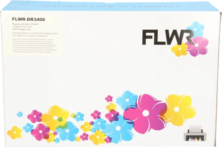 FLWR - Drumcartridge / DR-3400 / zwart - Geschikt voor Brother