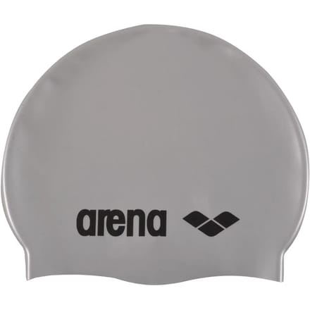 Arena Classic Silicone Badmuts - Unisex - zilver/zwart