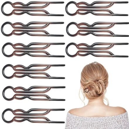 10 Stuks Magische Grip Haarspelden voor Diverse Kapsels