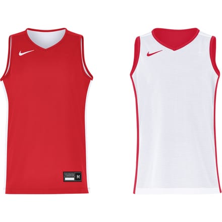 Nike Team25 Basketball Stock Reversible Shirt Kinderen Rood K657