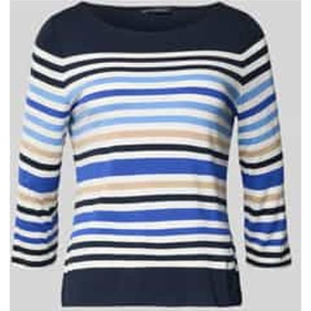 Longsleeve van viscose-elastaanmix met 3/4-mouw
