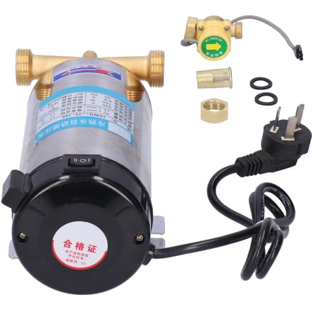 Boosterpomp Geel Afstelling Automatisch Koud en Warm Water Verhoging 160W