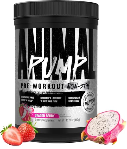 Animal Pump Non Stim - 40 servings - Dragon Berry