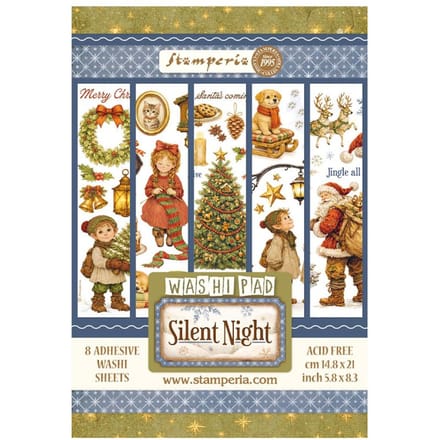 Stamperia Washi pad "Silent Night"