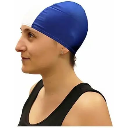 Badmuts Licra Softee Senior Blauw/Wit