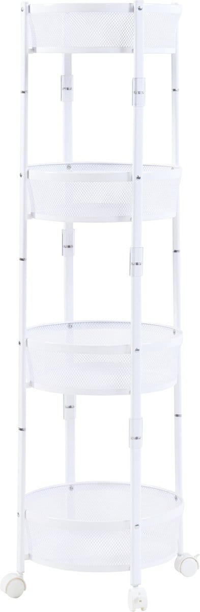 Keukentrolley Sørreisa rond 123xØ37,5 cm wit