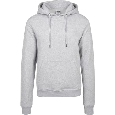 Urban Classics - Basic Terry Hoodie/trui - S - Grijs