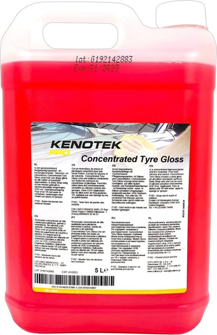 KENOTEK - Concentrated Tyre Gloss - 5L - 5L