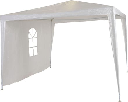 Paviljoenzijstuk, wit met venster