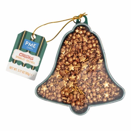 PME Christmas Sprinkles - Golden Bell 90 gr