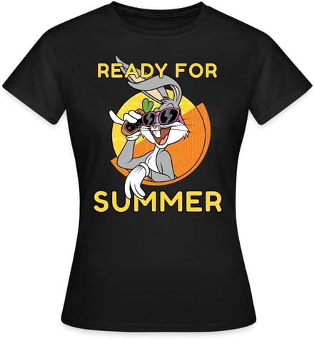 Looney Tunes Bugs Bunny Ready For Summer T-Shirt Dames