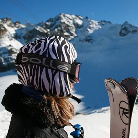 Multisport Helm Cover met Zebra Print