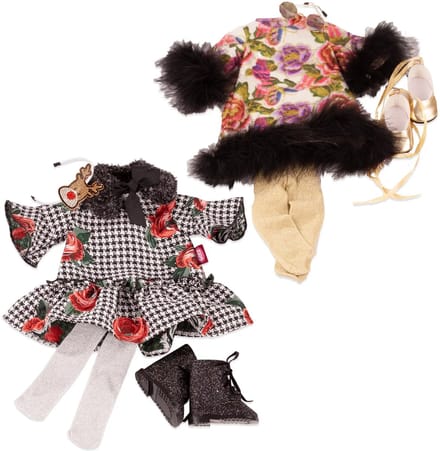 Götz Poppenkleding Kledingset Merry Christmas 46 - 50 cm