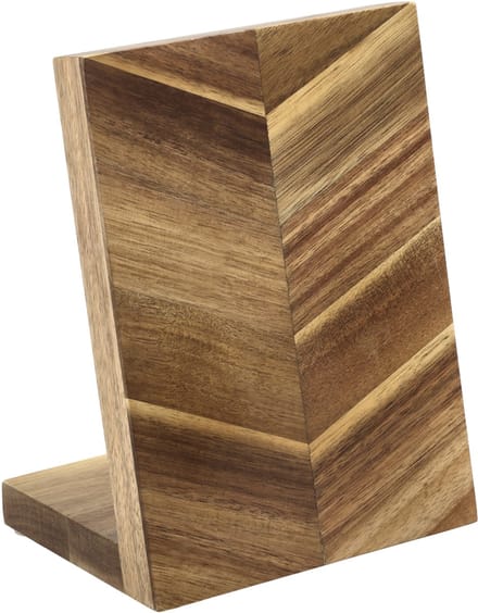 HOLM Messenblok 16 x 12,2 x 21,6 cm Acacia