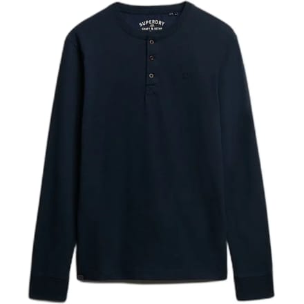 Superdry - Classic Essential Henley Top - Heren - Tops