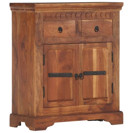 vidaXL - Dressoir - 63x30x75 - cm - massief - acaciahout