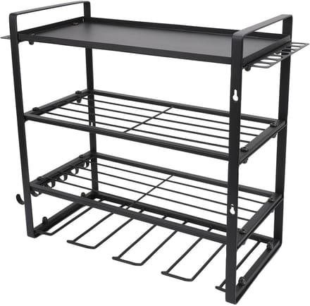 Dailygoods - Wandmontage Power Tool Organizer voor Gereedschap, Metalen Constructie