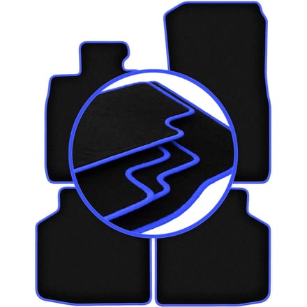 CARLUX-BLUE automatten voor: BMW 7 F02 xDrive (2008-2015)